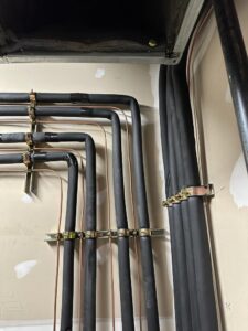 heating and cooling system installation